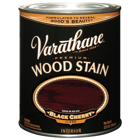 Varathane Varathane Semi-Transparent Black Cherry Oil-Based Urethane Modified Alkyd Wood Stain 1 qt 241411H
